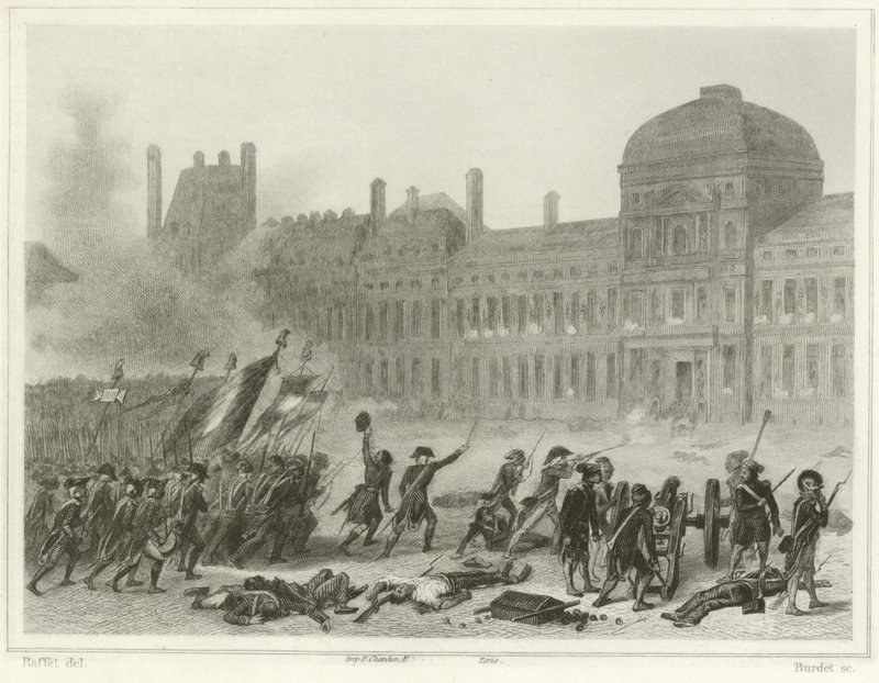 10 Augustus 1792 door Denis Auguste Marie Raffet