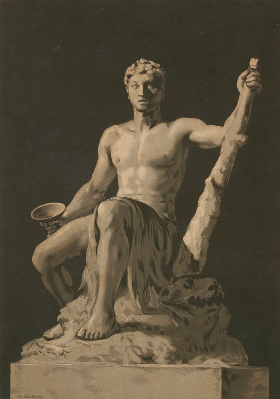 Standbeeld van Hercules door Dionisio Baixeras Verdaguer