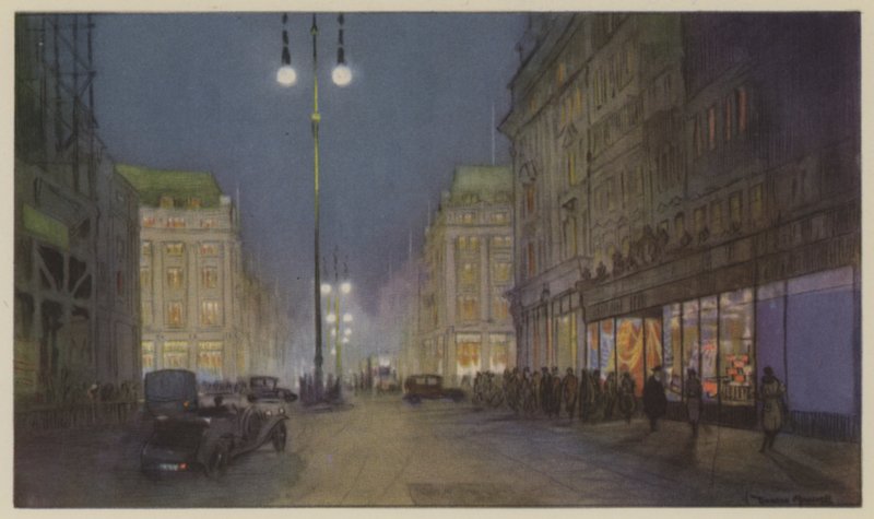 Regent Street door Donald Maxwell