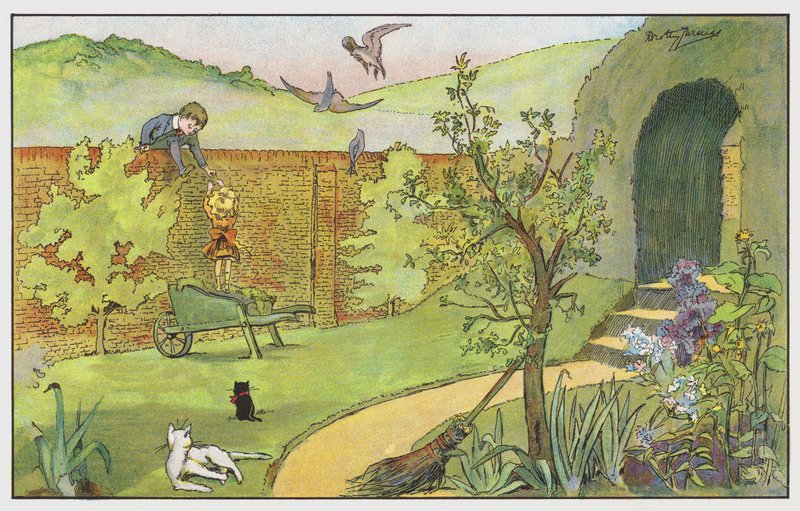 Over de tuinmuur door Dorothy Furniss