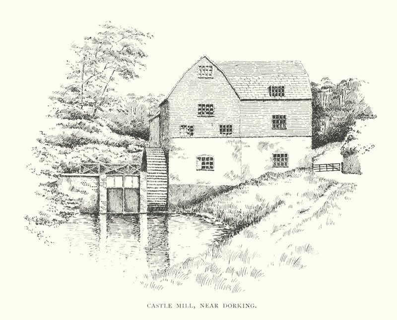 Kasteel Molen, nabij Dorking door Duncan Moul