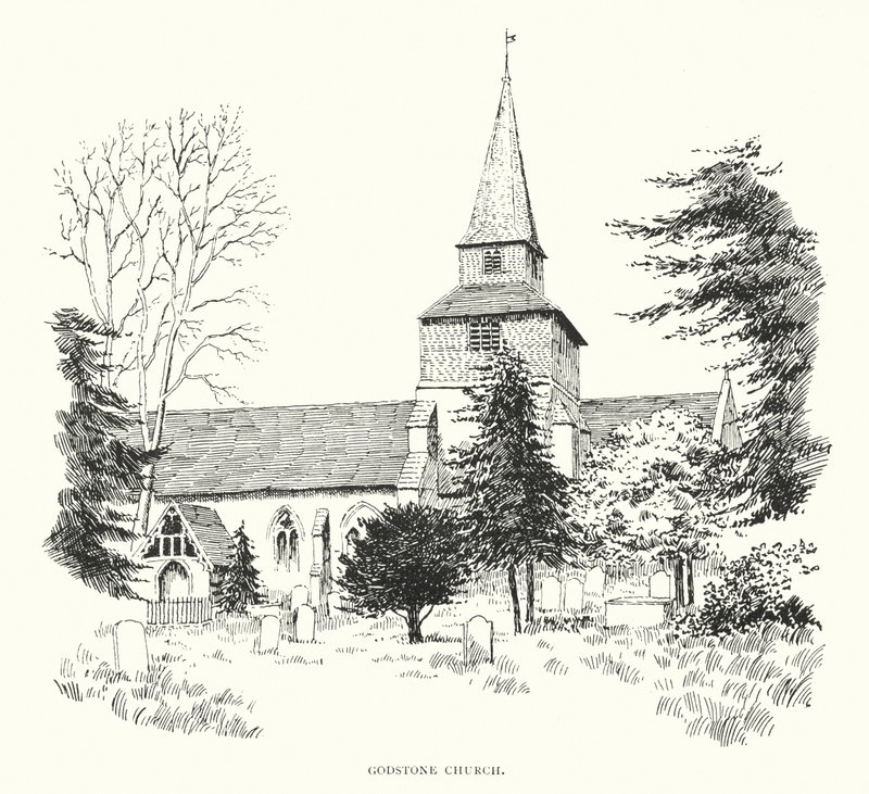 Godstone Kerk door Duncan Moul