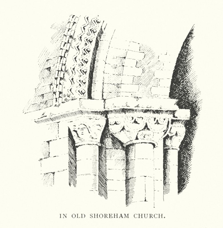 In de kerk van Old Shoreham door Duncan Moul