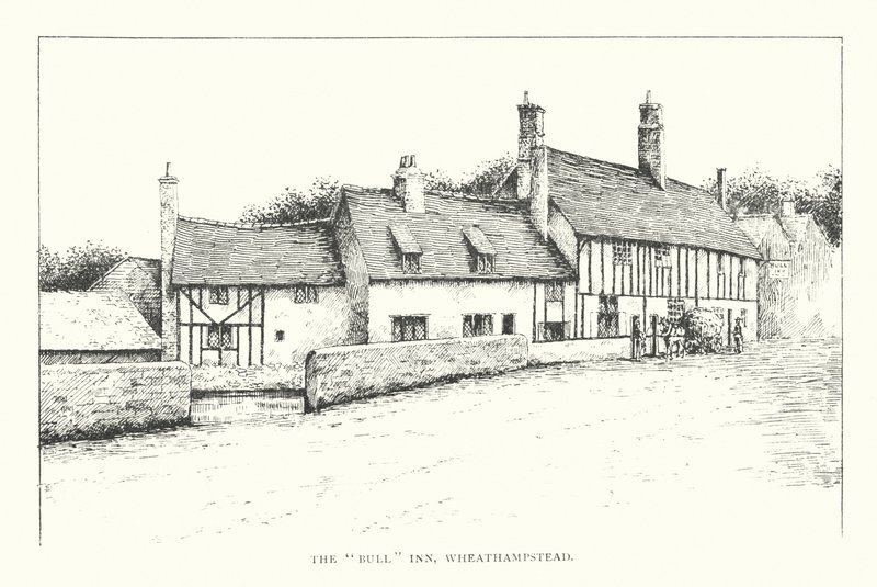De "Bull" Inn, Wheathampstead door Duncan Moul