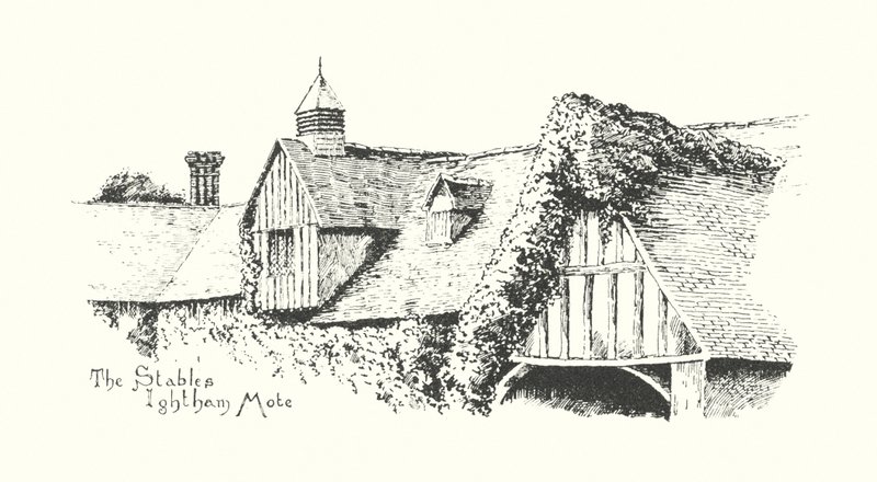 De Stallen, Ightham Mote door Duncan Moul