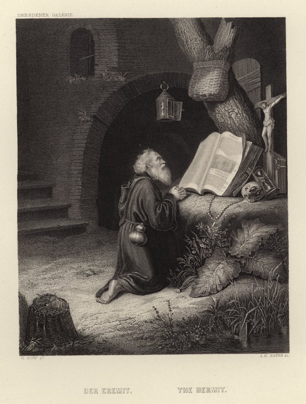 De kluizenaar door Dutch School