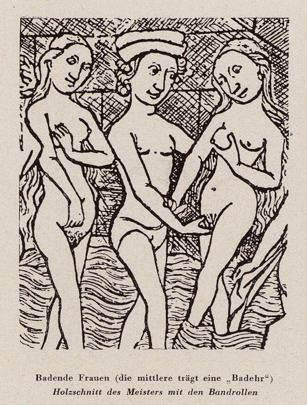 Vrouwen baden door Dutch School