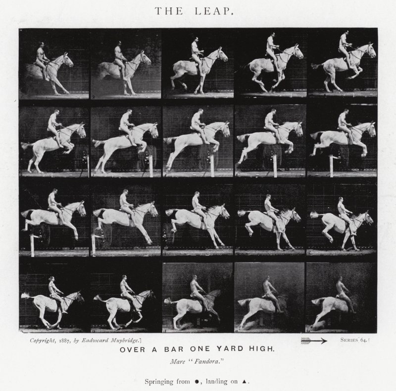 Eadweard Muybridge: De sprong door Eadweard Muybridge