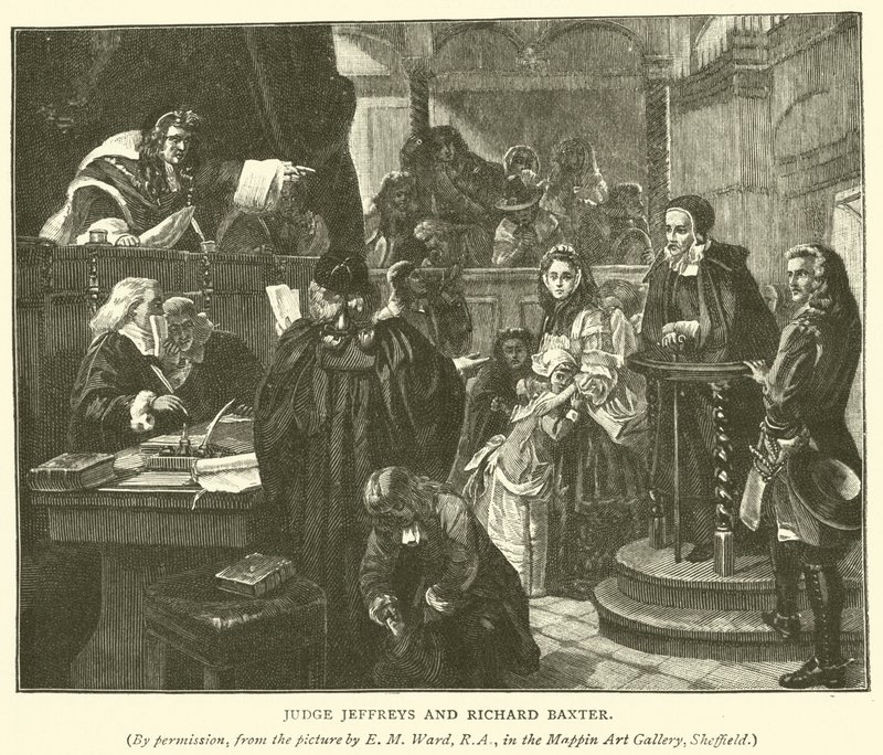 Rechter Jeffreys en Richard Baxter door Edgar Melville Ward