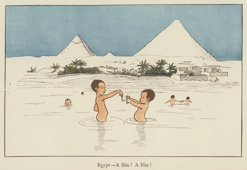 Egypte, een hap! een hap! door Edith Farmiloe