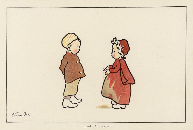 Oh! Susannah (kleur litho) door Edith Farmiloe