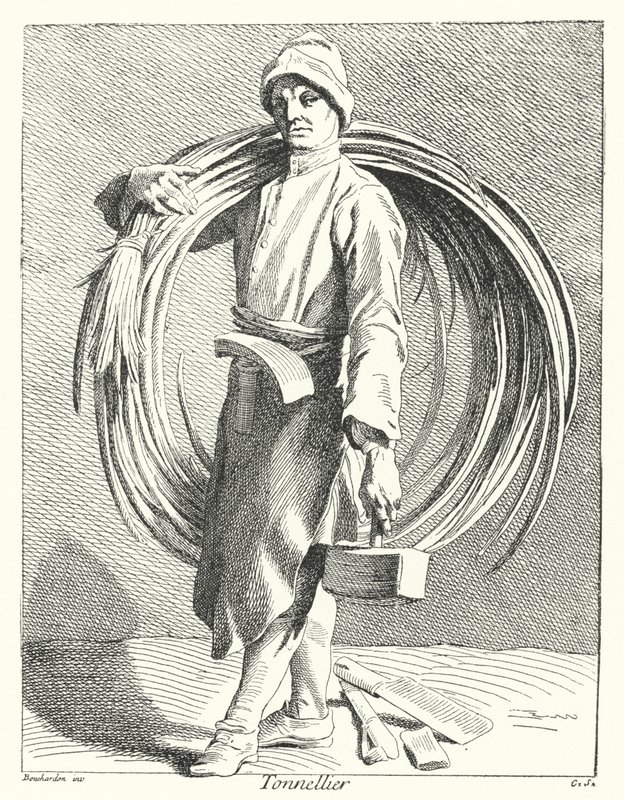 Kuiper (gravure) door Edmé (after) Bouchardon