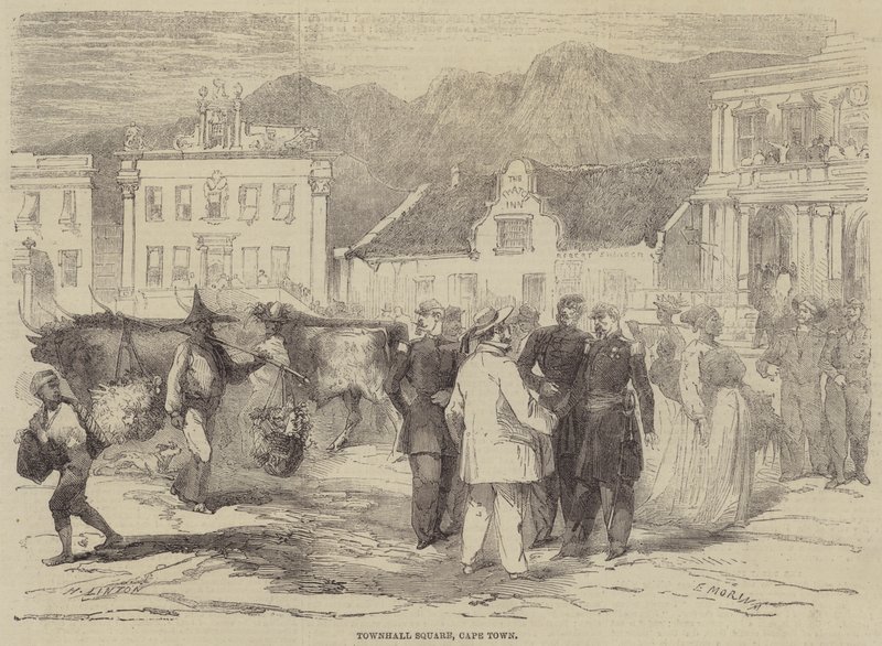 Stadhuisplein, Kaapstad door Edmond Morin