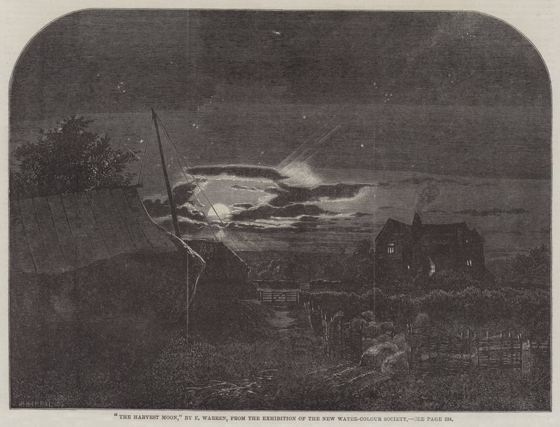 De oogstmaan door Edmund George Warren