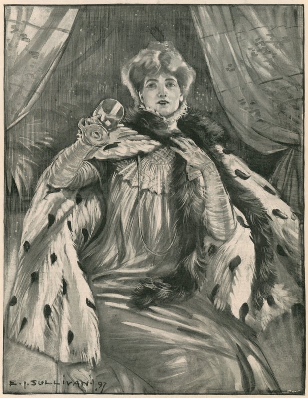 Sarah Bernhardt door Edmund Joseph Sullivan