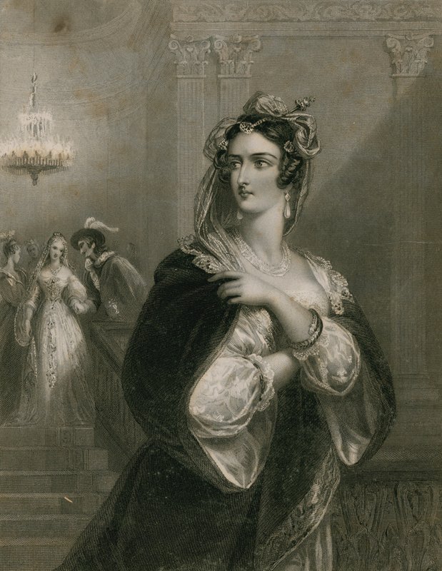 Mevrouw Sarah Siddons, actrice door Edmund Thomas Parris