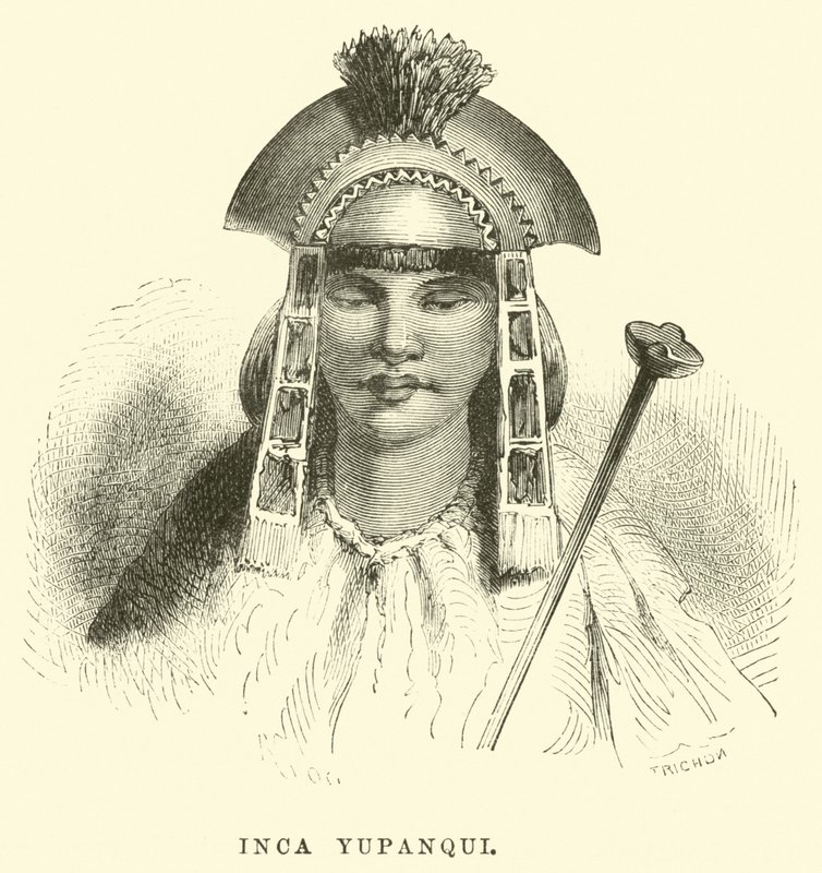 Inca Yupanqui door Edouard Riou
