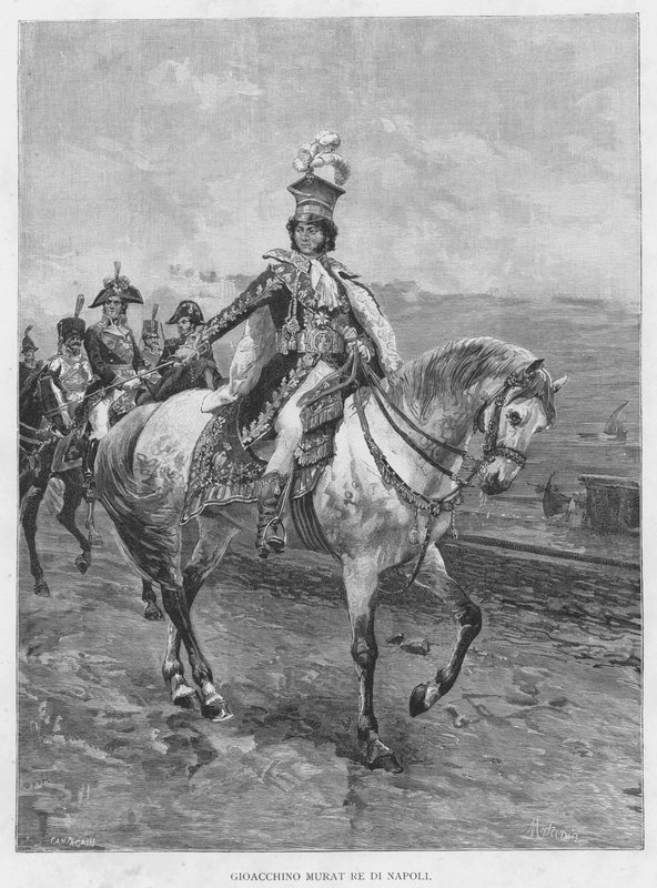 Gioacchino Murat Koning van Napels door Edouardo Matania