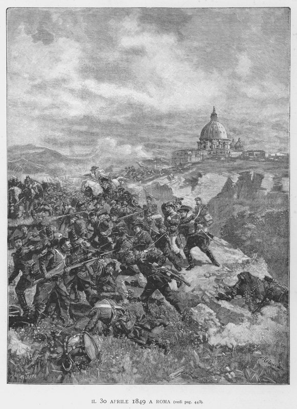 30 April 1849 in Rome door Edouardo Matania