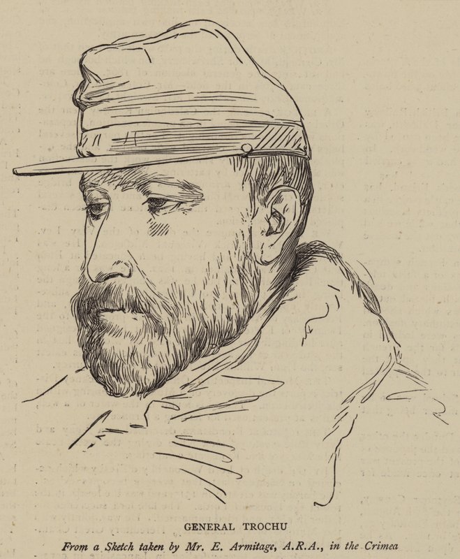 Generaal Trochu door Edward A. Armitage