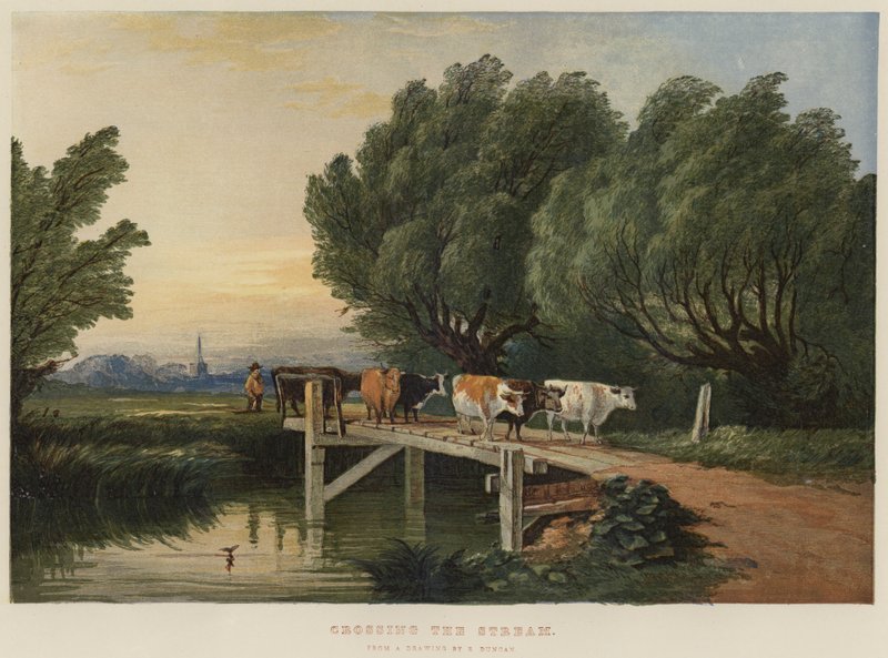 De Rivier Oversteken door Edward Duncan