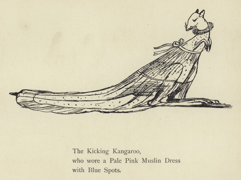 De Schoppende Kangoeroe door Edward Lear