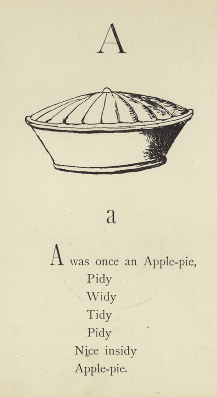 De letter A door Edward Lear