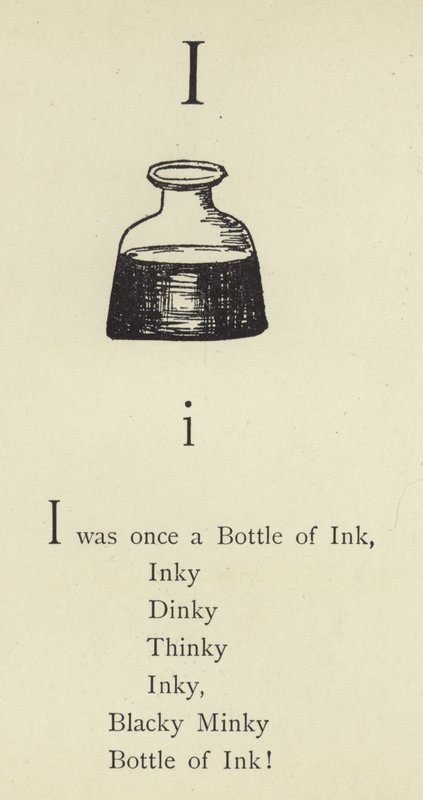 De letter I door Edward Lear