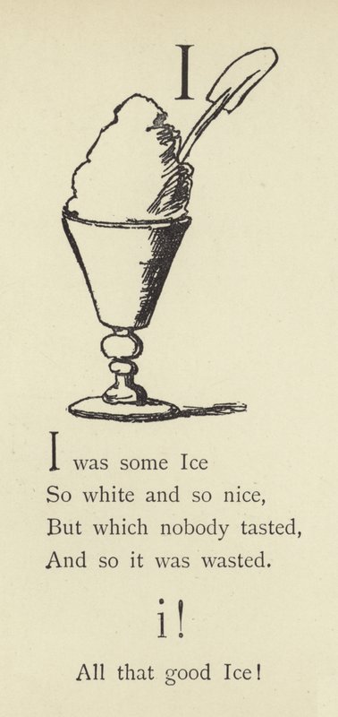 De letter I door Edward Lear
