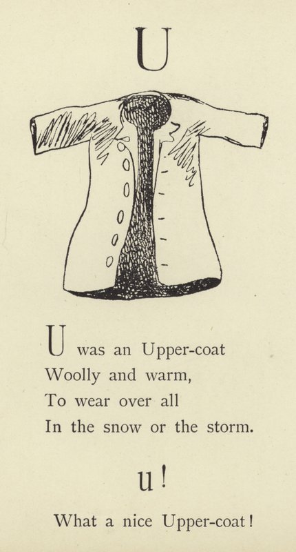De letter U door Edward Lear