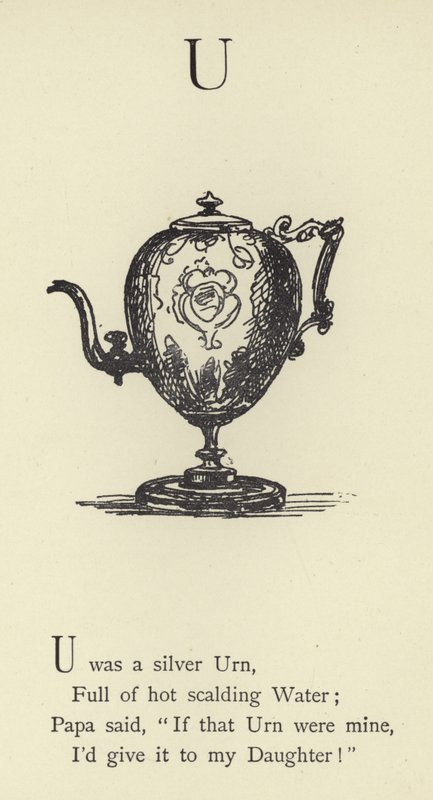 De letter U door Edward Lear