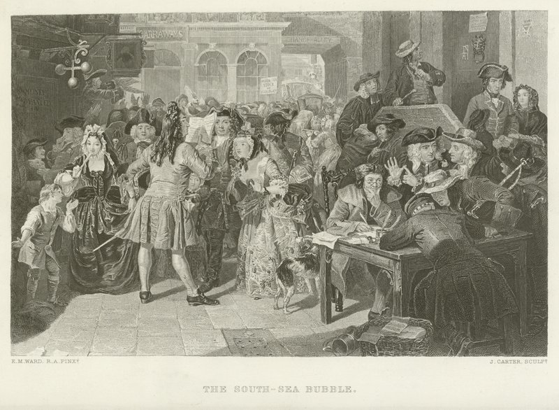 De Zuidzeezeepbel door Edward Matthew Ward