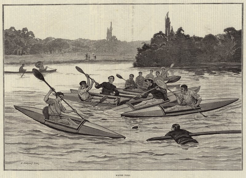 Waterpolo door Edward Morant Cox