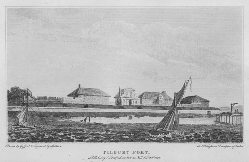 Tilbury Fort door Edward (after) Gyfford