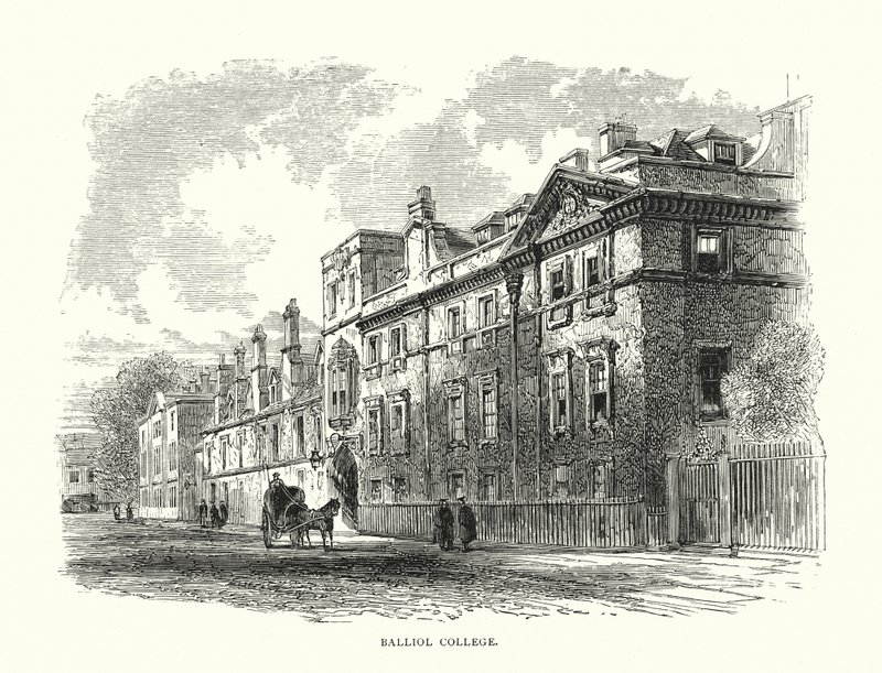 Balliol College door Edward (after) Whymper