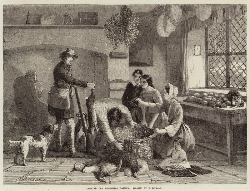 Het Kerstpakket Inpakken door Edward Duncan