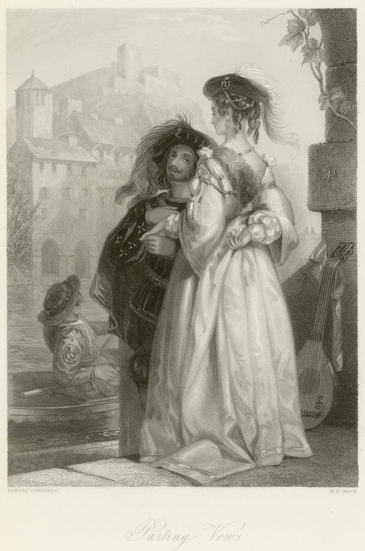 Afscheidsgelofte door Edward Henry Corbould