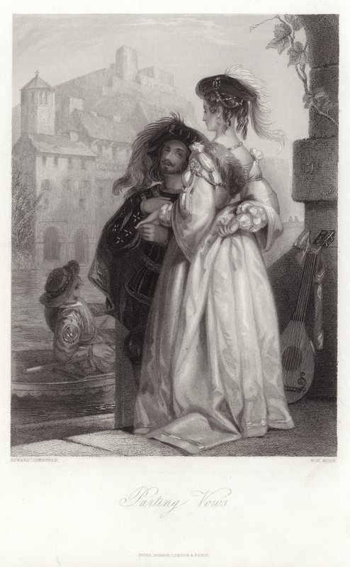 Afscheidsbeloften door Edward Henry Corbould