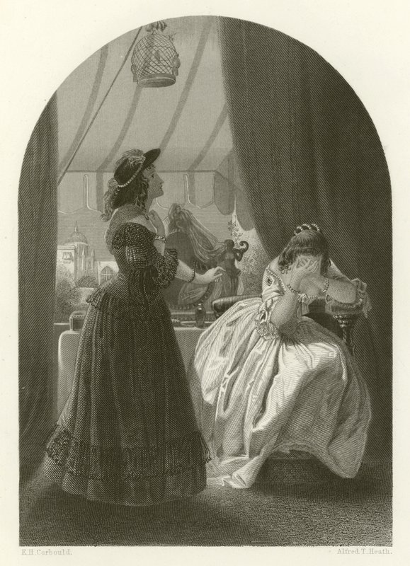 De zusters door Edward Henry Corbould