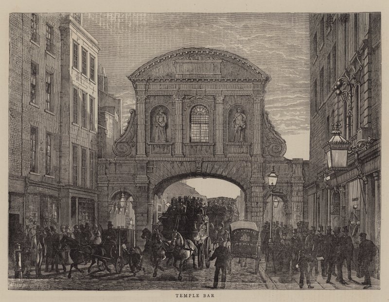 Temple Bar door Edward Henry Fahey