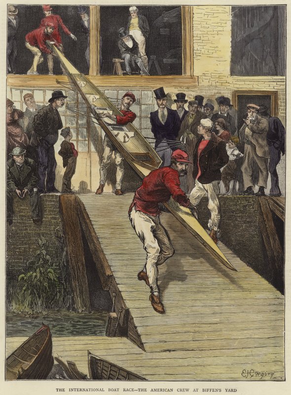 De Internationale Bootrace door Edward John Gregory