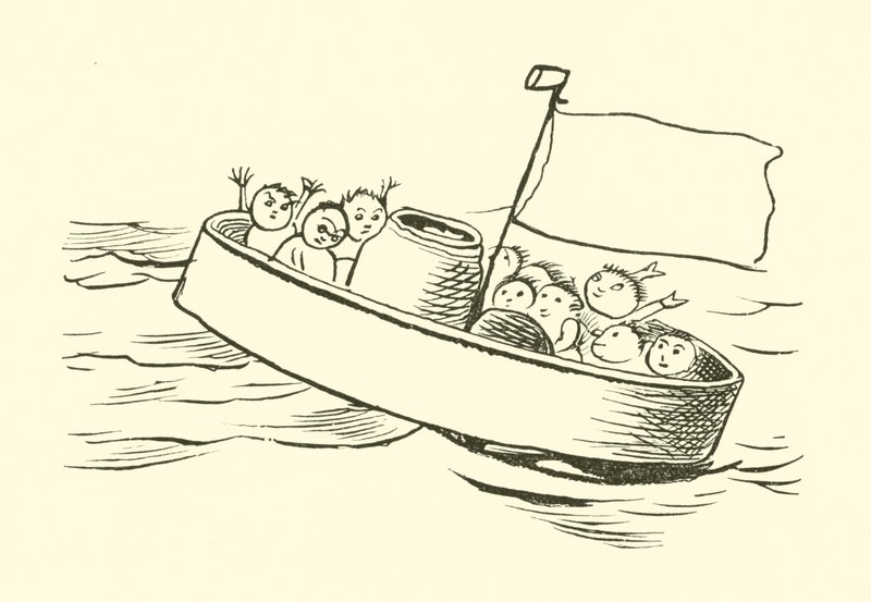 De Jumblies door Edward Lear