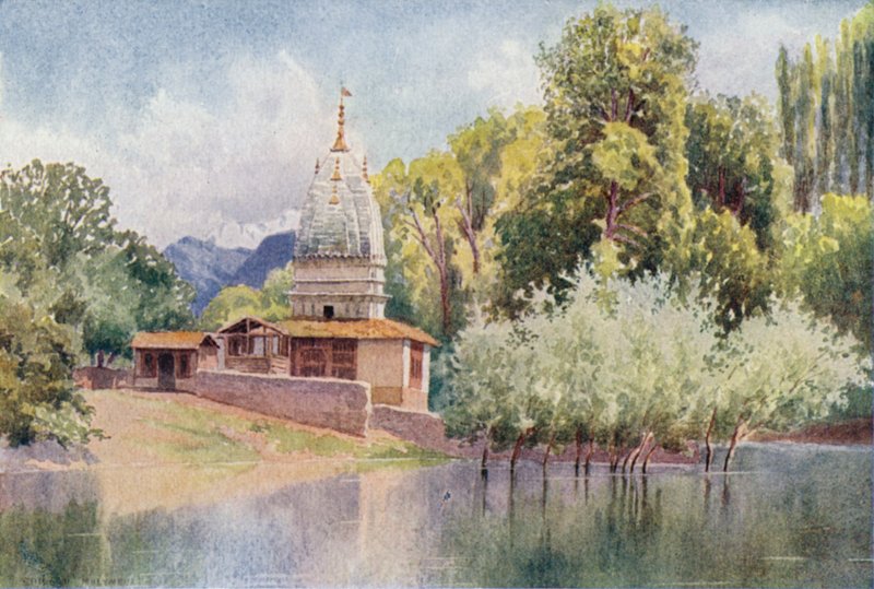 De Tempel, Chenar Bagh door Edward Mary Joseph Molyneux
