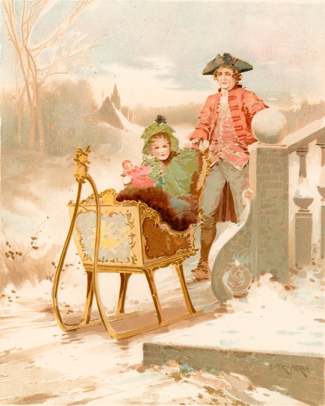 Alles op een Winterdag door Edward Percy Moran