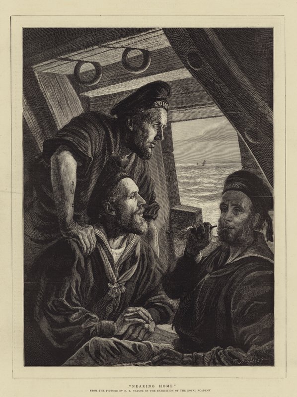 Nadert Huis door Edward Richard Taylor