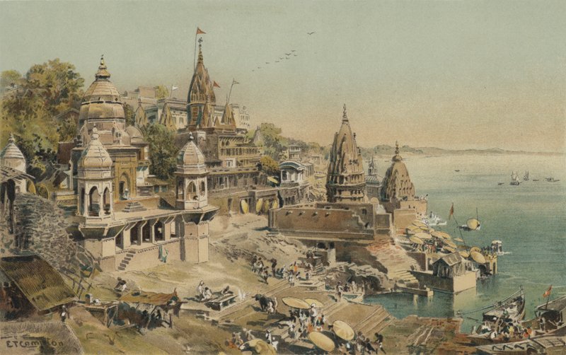 Benares door Edward Theodore Compton