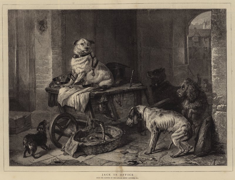 Jack in functie door Edwin Landseer