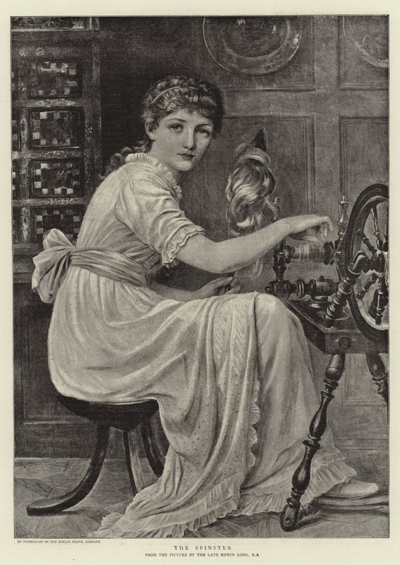 De vrijster door Edwin Longsden Long