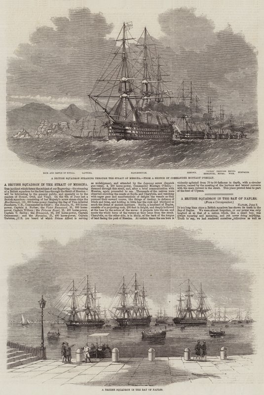 Een Britse Eskader in Italië door Edwin Weedon