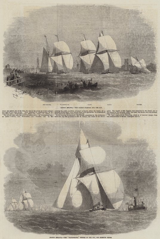 Boston Yacht Club Regatta door Edwin Weedon